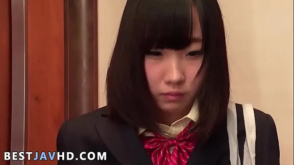 Japanese Schoolgirl Rin Aoki Devours Massive Cock in Extended Blowjob