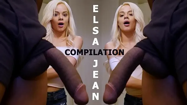 Petite Elsa Jean Gets Absolutely Stuffed by Multiple Massive Cocks!