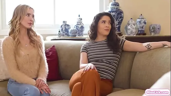 Stepdaughter & Stepmom Get Rough with Two Hot Babysitters