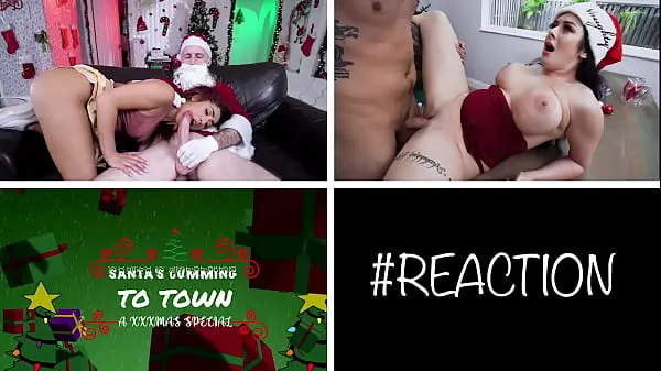 Kira Perez & Macey Jade Christmas Porn Reaction: Chinese Nude Babes Delight