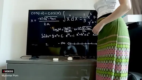 Myanmar Math Teacher's Wild Afternoon: Oiled Anal Creampie & Squirt Orgasm